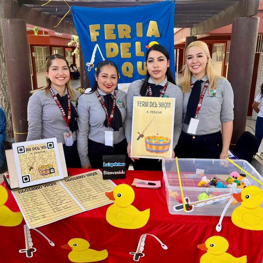 Estudiantes de la ENSO participan en Feria de Interculturalidad con la Normal de El Fuerte